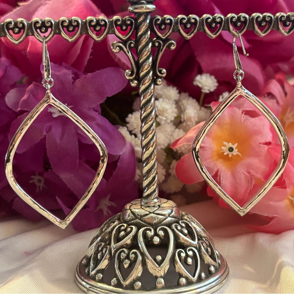 Touchstone by Swarovski Dangle Shiny Earrings - Picture 2 of 9